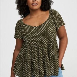 Torrid Babydoll Top